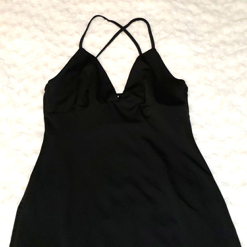 SHEIN Strappy Black Dress